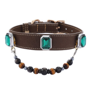 GZ5A8472 Emerald Pet Collar